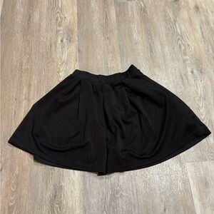 Rue21 Black Pleated Bubble Mini Skirt Casual